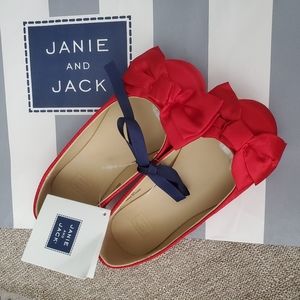 Janie and Jack Red shoes toddler size 9